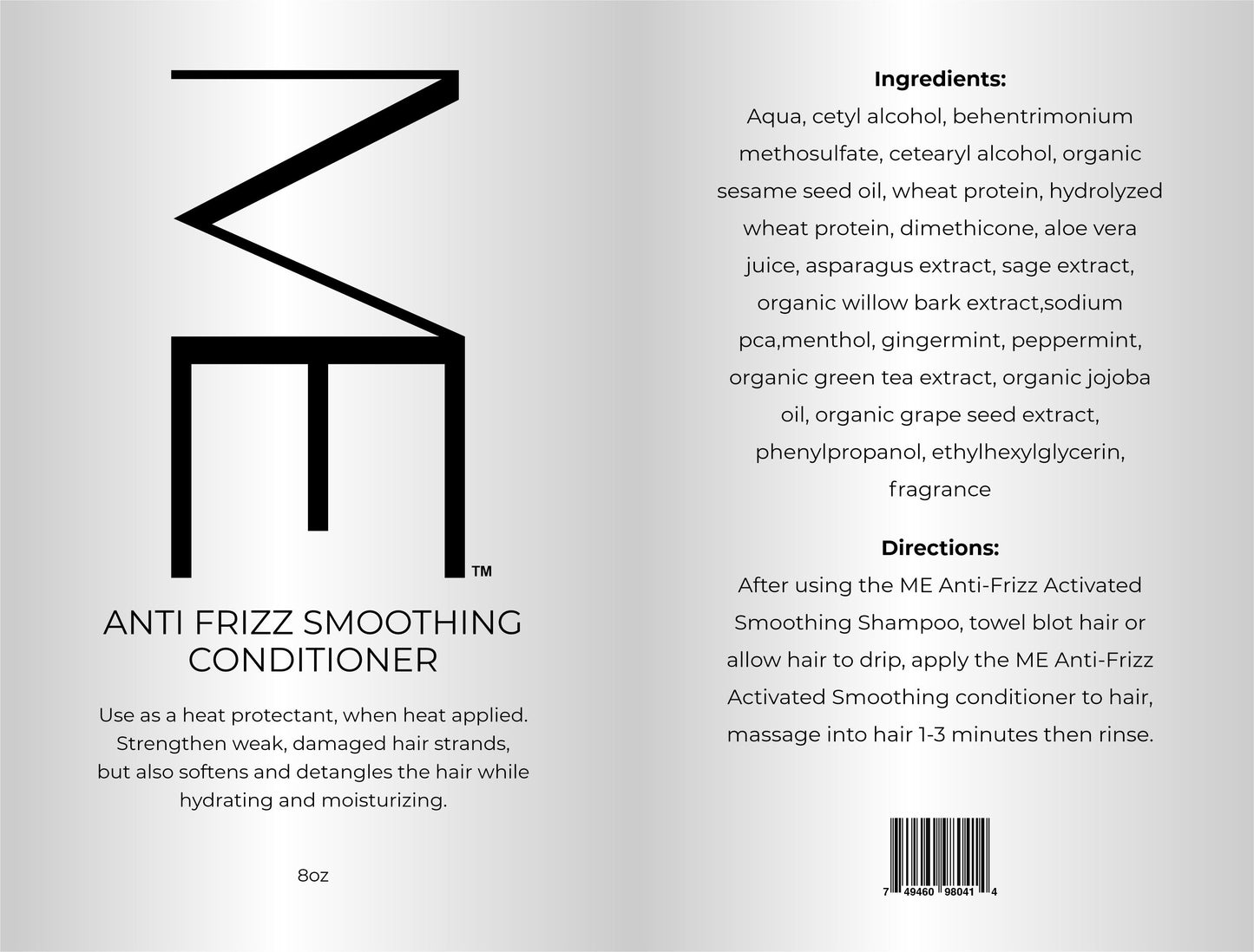 ME Hair Care Anti-Frizz Smoothing Conditioner