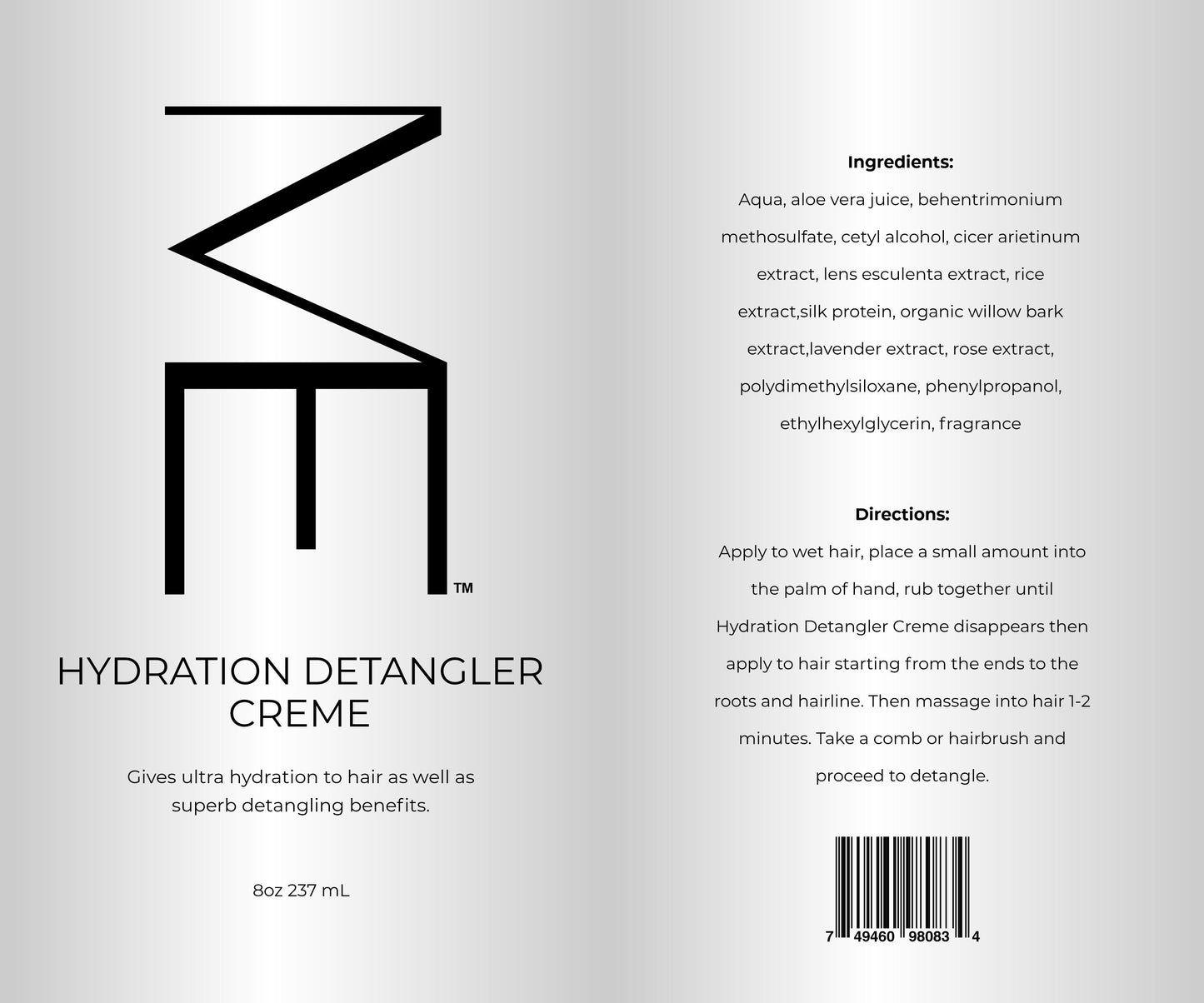 ME Hair Care Hydration Detangler Creme (Detangler Lotion)