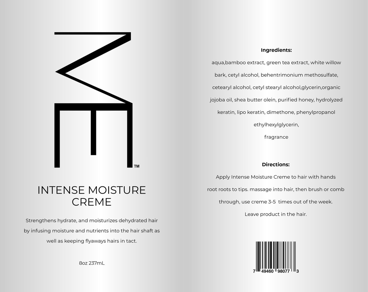 ME Hair Care Intense Moisture Creme