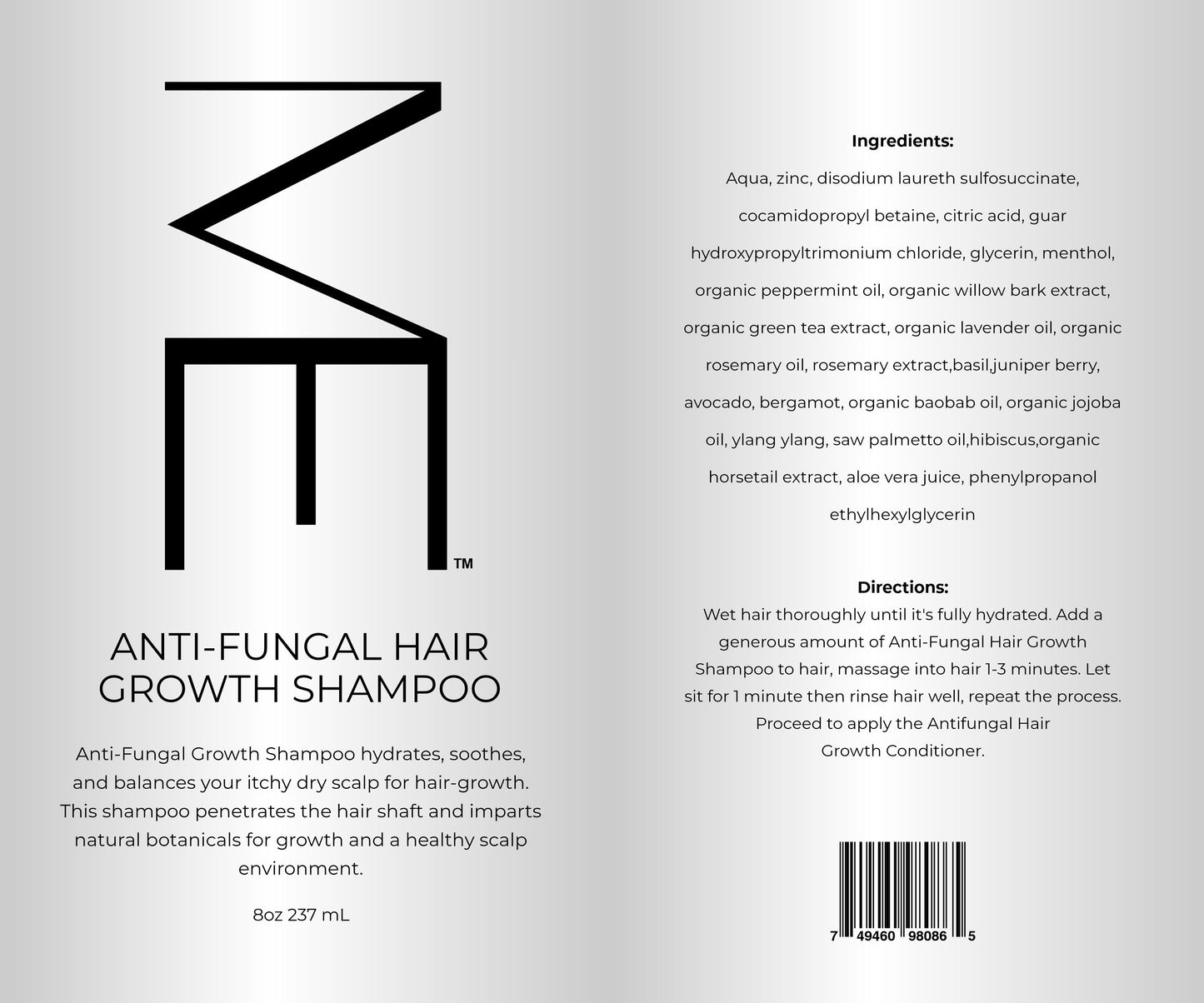 ME Hair Care Anti-Fungal Hair Growth Shampoo