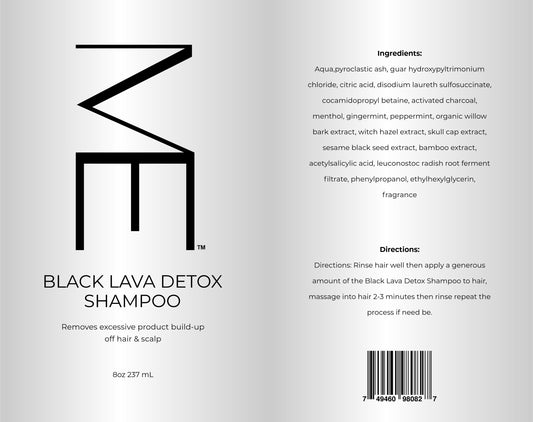 ME Hair Care Black Lava Detox Shampoo