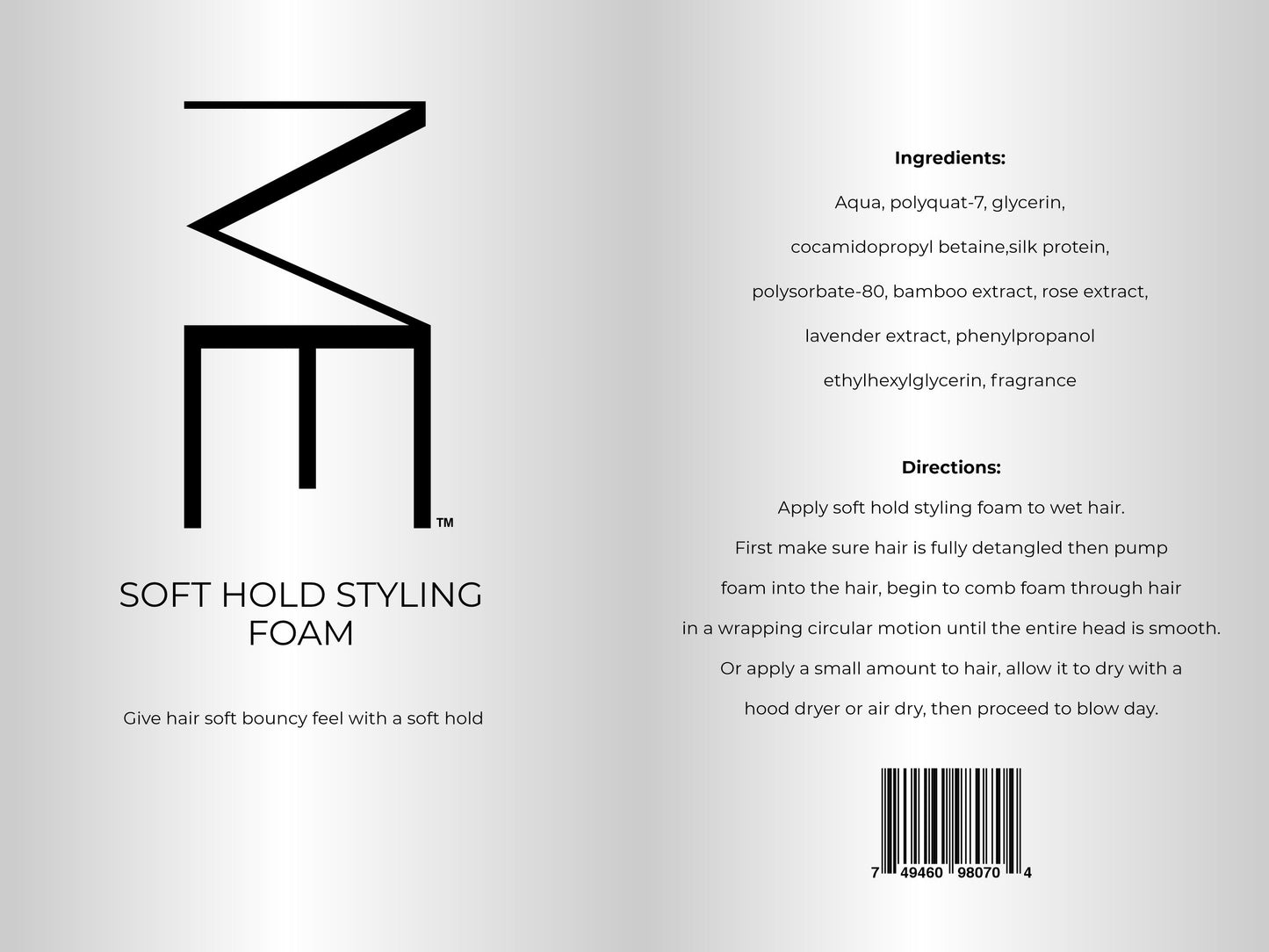 ME Hair Care Soft Hold Styling Foam