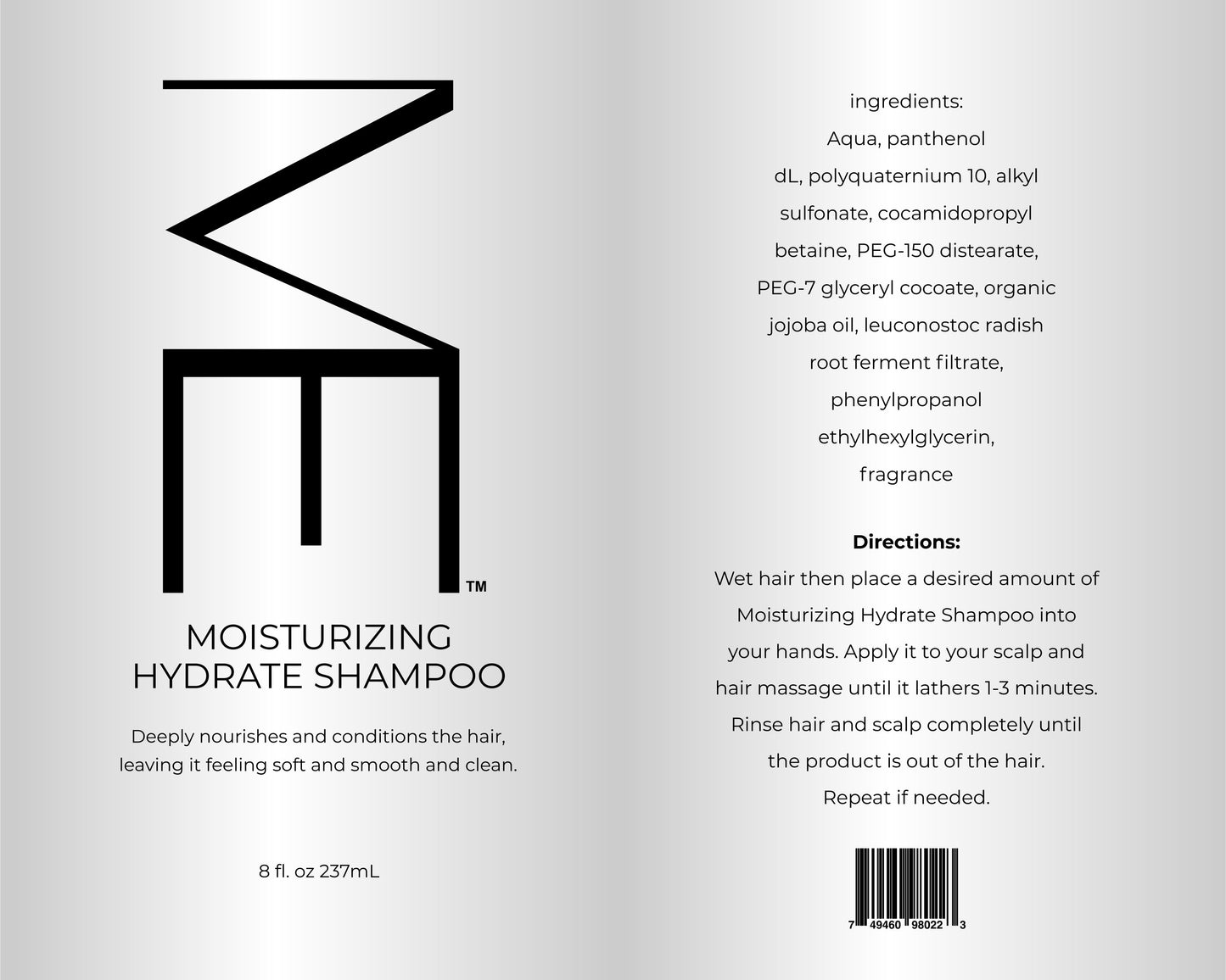 ME Hair Care Moisturizing Hydrate Shampoo